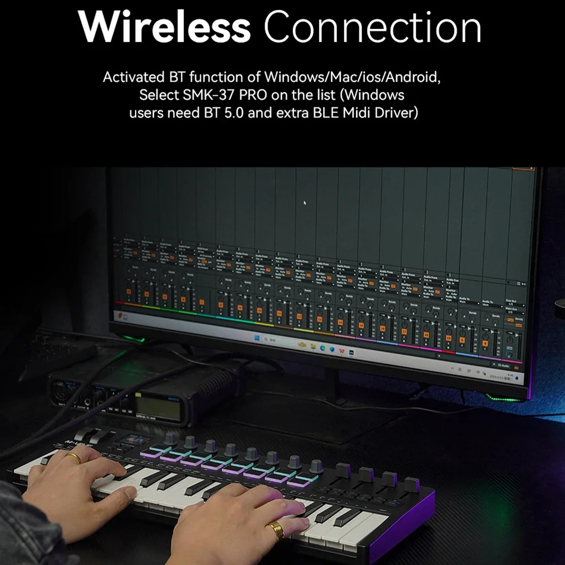 M-VAVE SMK-37 PRO 37-Key Porta - Midi Controller Pad review and price