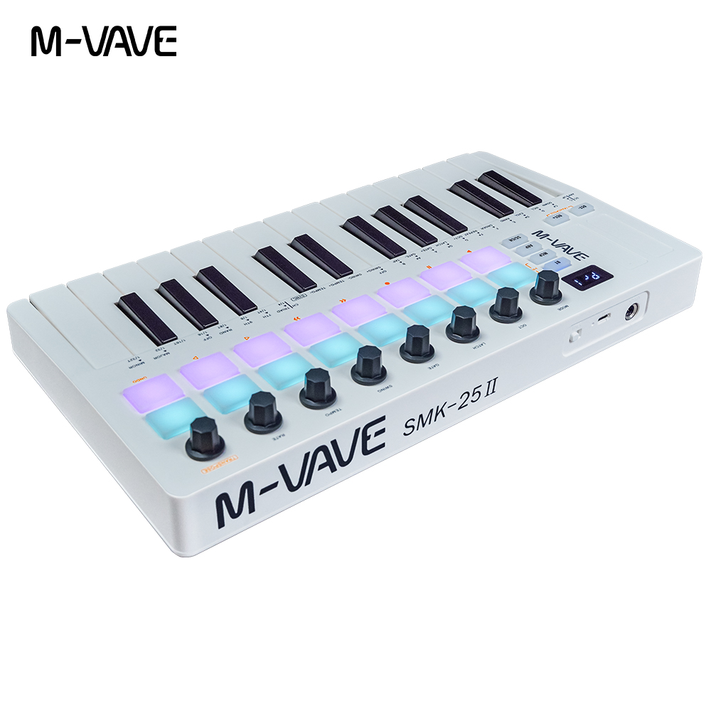M-VAVE SMK-25 II 25 Key Blueto - Midi Controller Pad review and price