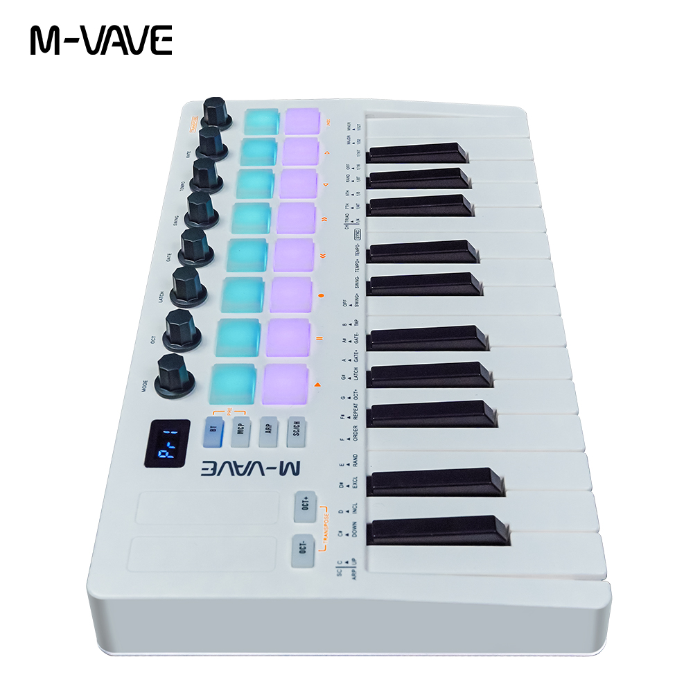 M-VAVE SMK-25 II 25 Key Blueto - Midi Controller Pad review and price